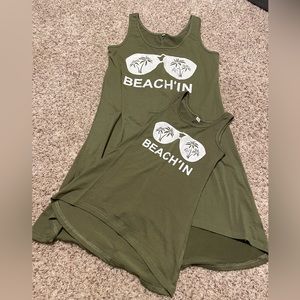 Mommy and me swim coverups Sz M and Sz 3-4